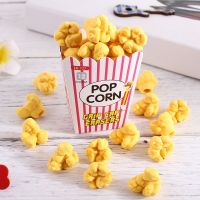 12pcs Cute Popcorn Erasers Kawaii Stationery Pencil Rubber Erasers Students Drawing Painting Writing Tool School Office Supplies