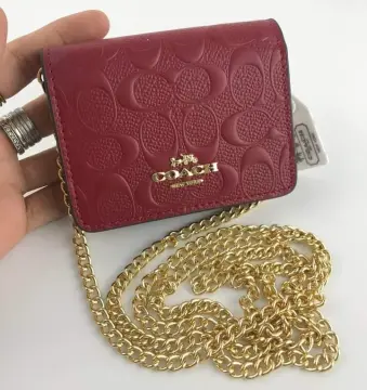 Shop Coach Mini Wallet Chain online