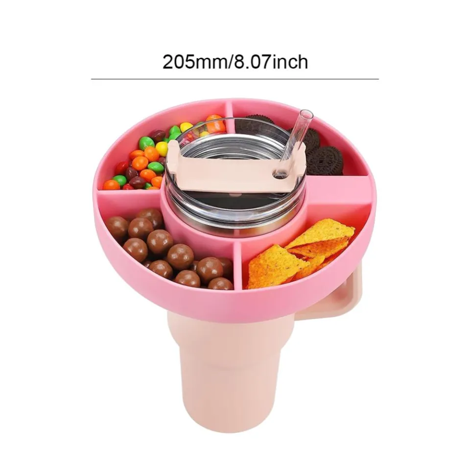 Cup Snack Bowl for Stanley 40 oz Tumbler Beverage Combined Snacks Holder  Popcorn Snack Bowl Drink