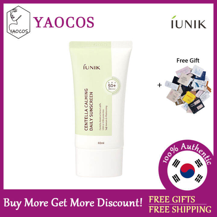 [iUNIK] Centella Calming Daily Sunscreen SPF50+/PA++++ 60ml Lazada