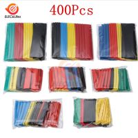 400Pcs Polyolefin Heat Shrink Tube Set 3.5mm/8 Sizes 1-14mm 2:1 Heat Shrink Tubing Insulation Shrinkable Tube Wire Cable Cable Management