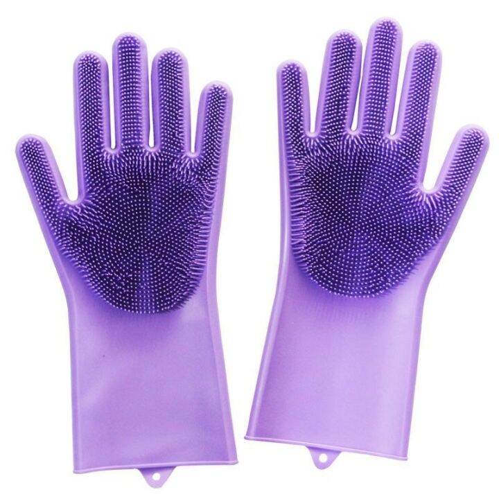 silicone-gloves-female-household-magic-dish-washing-rubber-kitchen-durable-dish-washing-household-waterproof-dish-washing-safety-gloves