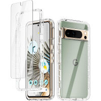 สำหรับ Google Pixel 7A เคสใสทนทานพร้อม360 [ในตัวป้องกันหน้าจอ PET] เคสซิลิโคนนิ่มบางปกป้องการกระแทกสำหรับ Google Pixel 7 Pro,เคส7 Pixel 7,เคส6A พิกเซล7