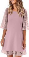 Spot parcel post2023 Cross-Border Tunic Lace Dress