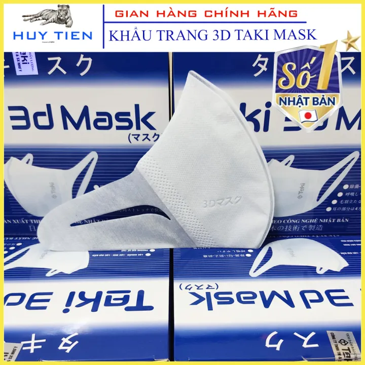 Sản phẩm khẩu trang Taki 3D Mask được làm từ chất liệu gì?

