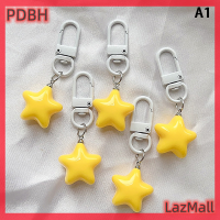 PDBH Fashion Store พวงกุญแจรูปดาวสีชมพูนมน่ารัก,พวงกุญแจรูปดาวสีชมพูสีเหลืองนมพวงกุญแจสำหรับเด็กผู้หญิงกระเป๋าเป้สะพายหลังของขวัญเครื่องประดับเคสหูฟัง