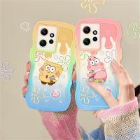 เคส Hp Redmi Note 12 Redmi A1 10C A2 10A 9C 9T Note 11S 10 5G 10S 9S 8 Pro Xiaomi Poco M5S M3 X3โปร NFC การ์ตูนขอบตะเข็บ TPU ลายคลื่นเคสโทรศัพท์