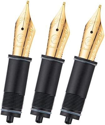 3 PCS Asvine Fountain Pen เปลี่ยน Nibs,Effm Nib สำหรับ Asvine V169, P20, P30และ V126,ไม่พอดีกับ P36