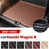 New Design Car Trunk Mat For Suzuki Wagon R 2007 2008 2009 2010 2011 2012 2013 2014 2015 Custom Car Accessories Auto Interior Decoration