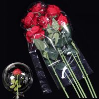 【CW】 3Pcs 30  39;  39; 22  39;  39; Wide Neck Transparent BOBO Wedding Bouquet Balloons Birthday Gifts Packing