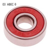 สเก็ตบอร์ดโรลเลอร์สเกต1ชิ้นตลับลูกปืนล้อลูก ABEC-7 9 608 RS 2RSe #281413