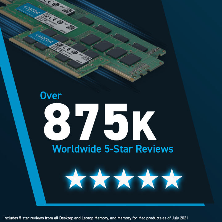 crucial-8gb-ddr5-4800-sodimm-ram-cl40-16gbit-แรมสำหรับโน๊ตบุ๊ค-ของแท้-ประกันศูนย์ตลอดอายุการใช้งาน