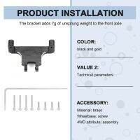 Brass Servo Mount Fit ES08MA II Servo for Axial SCX24 C10 JLU 1/24 RC Crawler Car Upgrades Parts