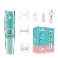 VGR Baby Vacuum Hair Clipper Low Noise Professional Ceramic Blades Baby Electric Hair Trimmers for Kids with 3 Comb Guide V-151