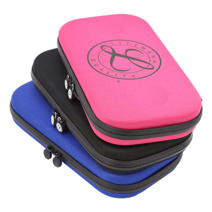 กระเป๋าใส่หูฟังทางการแพทย์-stethoscope-case-for-3m-littmann-กล่องเก็บหูฟังแบบพกพา-eva-hard-shell-พกพา-travel-เคส-กระเป๋าใส่ฮาร์ดไดรฟ์-ปากกา-medical-organizer