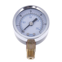 Sun 1/8 "NPT Air PRESSURE Gauge 0-30 PSI SIDE/BOTTOM MOUNT 1.5" Face