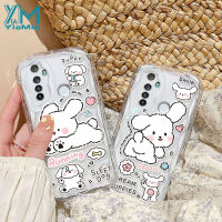 YiaMia เคสโทรศัพท์แฟชั่นสำหรับ Realme 5 5 5S,7i 6i 5i 8i 8 5 Pro 8 8 Narzo 10 Narzo 50i Prime Narzo 50A Prime 3D เคสลายสุนัขการ์ตูนน่ารักขอบหยักแบบนิ่มสุดน่ารักฝาครอบหลังซิลิโคน