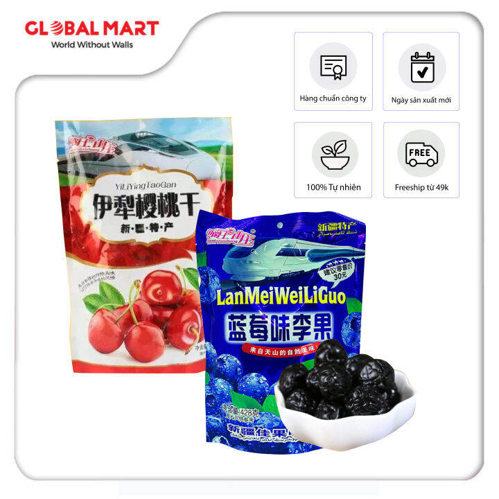 Combo ô mai Việt Quất và ô mai cherry là một lựa chọn hoàn hảo cho những ai yêu thích hương vị ngọt ngào của những loại trái cây này. Hãy tận hưởng hương vị đặc trưng và độc đáo của ô mai Việt Quất và ô mai cherry với combo 2 trong 1 này.