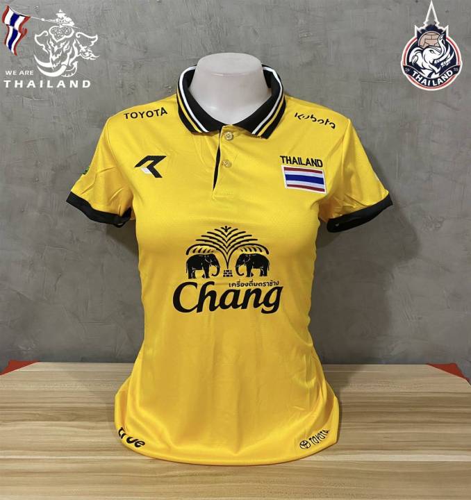 new-เสื้อกีฬาฟุตบอลหญิงทีมไทย-ฟรีไซส์ป้ายxlอก32-36-แห้งง่าย-ไม่ซับเหงื่อ-มีบริการปลายทาง