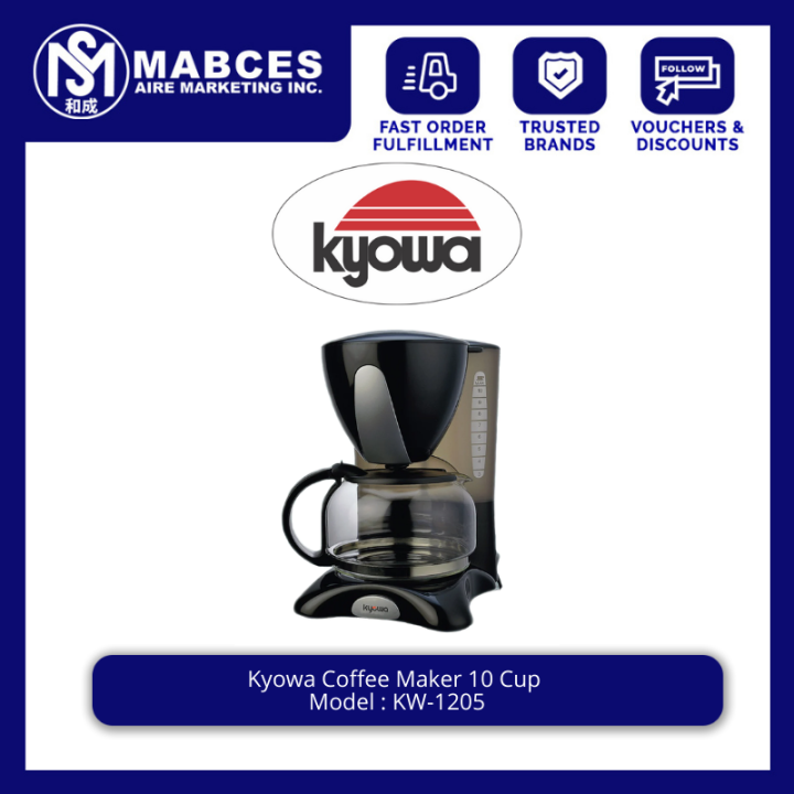 Kyowa Coffee Maker 10 Cup KW1205 Lazada PH