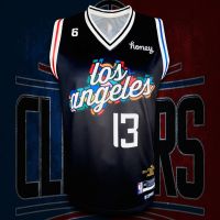 เสื้อผ้าบอลที่นิยมมากที่สุด เสื้อบาส เสื้อบาสเกตบอล NBA LA Clippers เสื้อทีม ลอสแองเจลิส คลิปเปอร์ส BK0138 รุ่น City Paul George 13 ไซส์ S-5XL