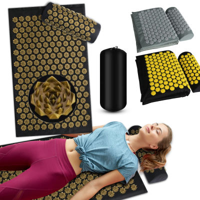 Kuznetsov S Applicator Acupressure Yoga Cushion Sensi Massage Body Mat With Needle Foot Massager Pillow Fitness Pilates