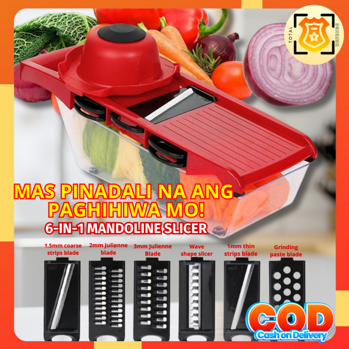 Mandoline Slicer for Kitchen Mandolin Slicing Tool 6 in 1 Vegetable  Mandoline Slicer Cutter Chopper Grater Slicers for Fruits Vegetables  Julienne