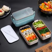 ☃✾﹉ lunch box for kids bento box picnic tableware Plastic storage container thermal lunch boxes for food lunchbox Packed lunch boxes