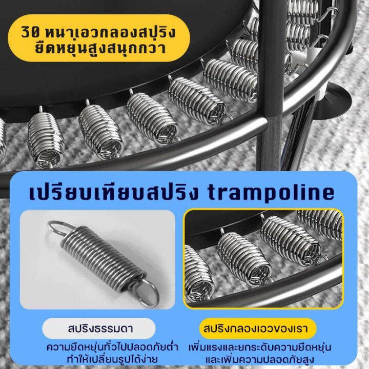 โปรดี-trampo-kids-แทรมโพลีน-140cm-x-170cm-x-278cm-เตียงกระโดด-สปริงบอร์ด-แทมโพลีน-จัดส่งจากไทย-ส่งเร็ว-สุดพิเศษ-แทรมโพลีนใหญ่