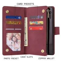 Wallet Zipper Leather Case For P40 Lite E Pro P30 Lite Pro P20 Lite 2019 P Smart 2019 Y7P Honor 10i 10 Lite 20 20Lite 20S