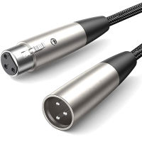 สายออดิโอชายสายไมโครโฟน Xlr สมดุลกับสายหญิงสำหรับลำโพง Preamps สำหรับบอร์ดผสมในสตูดิโอ