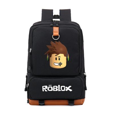 กระเป๋าเป้ Roblox สำหรับวัยรุ่นเด็กชายนักเรียนเดินทางกระเป๋าสะพายไหล่แล็ปท็อป Bolsa Escolar