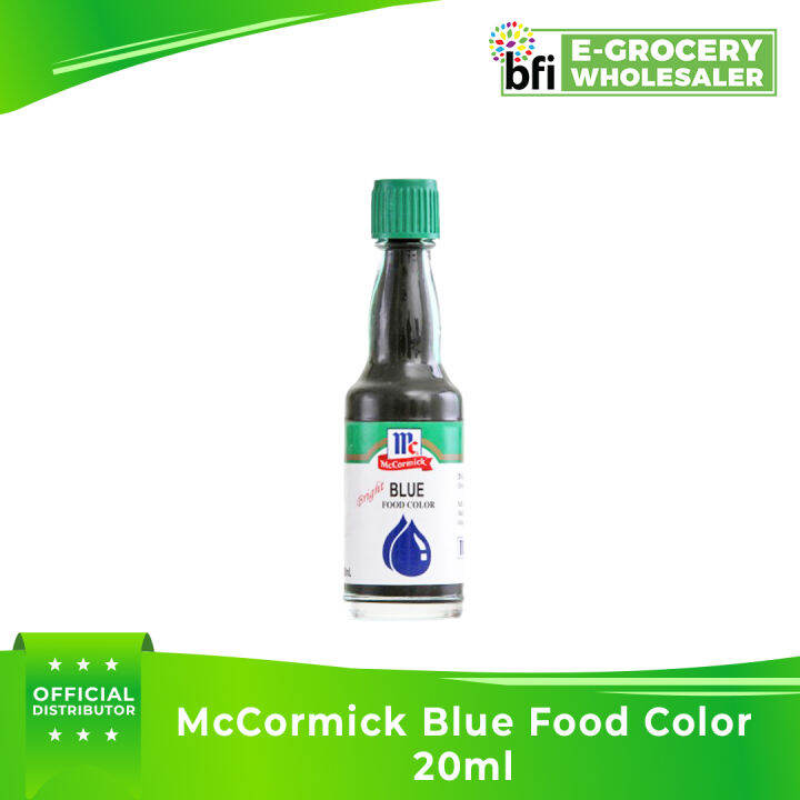 BFI McCormick Blue Food Color 20ml [SAME-DAY AVAILABLE] | Lazada PH