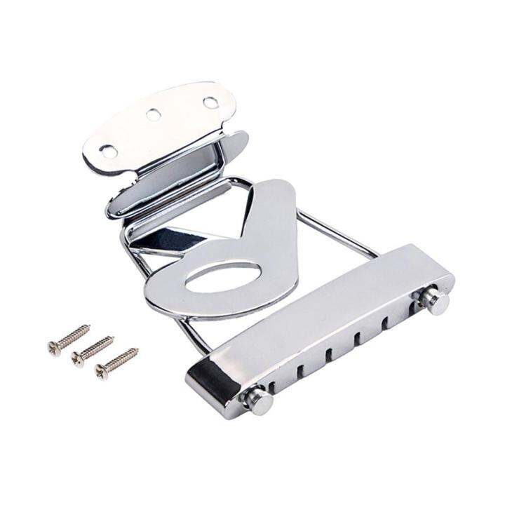 trapeze-tailpiece-r-6-gitar-senar-ของแท้สำหรับ-archtop-ชิ้นส่วนสะพานกีตาร์เบสแจ๊ส