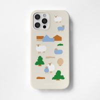 [WARMGREY TAIL] SHEEP FARM PHONE CASE jk