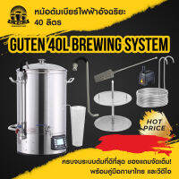 หม้อต้มไฟฟ้า Guten 40L Microbrewery EU Plug Free pump