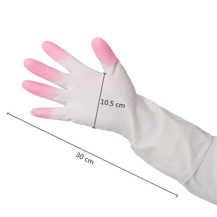 1pair-silicone-cleaning-gloves-dishwashing-cleaning-gloves-scrubber-dish-washing-sponge-rubber-gloves-cleaning-tools-32cm-safety-gloves