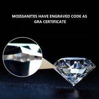 Top Selling 0.1 To 12ct GH Color Moissanite Certified Pass Diamond Test Moissanita Gemstones With Engravement Code Loose Gem Hot