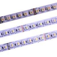 12MM PCB RGBCCT RGBWW 5 IN 1 4 IN 1LED Strip 5050 DC12V/ 24V Flexible Light RGB White Warm White 60 96 120 LEDS/m