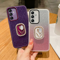 เคส Samsung A05s A05 พร้อมฟิล์มกันรอยเลนส์ ดีไซน์กระดาษกลิตเตอร์ ขายึดสวย นุ่ม เคสโทรศัพท์ Galaxy A05s A05 เคสมือถือ