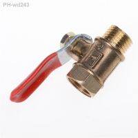 ❂ 1pcs High Quality Pipe Ball Valve 1/4 Sanitary Shut-off Ball Valve Straight 1/4 Male To Female Pipe