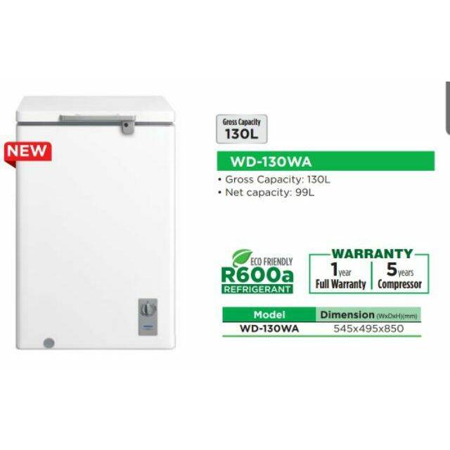 midea wd 129w