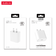 Củ sạc nhanh i.P 20W ZUZG PD02 Củ sạc nhanh Apple PD 20W chống cháy