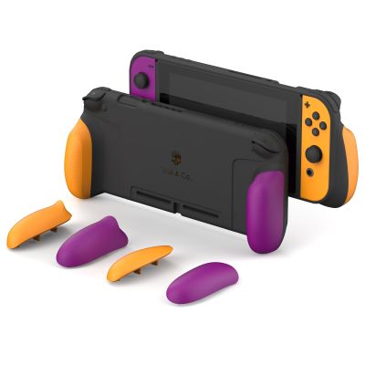 Skull &amp; Co. GripCase Protective Case Cover Shell with Replaceable Grips for Nintendo Switch