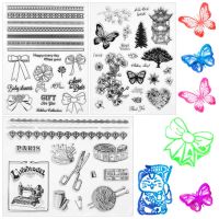 CBT Handbook Supplies Silicone Handmade Transparent FlowerandPlant Rubber Stamp Scrapbook Decoration Flower Stamps