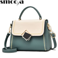 SMOOZA Women Purses And Handbags Luxury Crossbody Sling Bags With Lock Decors Top-Handle Tas Totes Lady Trendy Shoulder Messenge