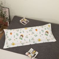 【Ready stock】100 cotton double long pillowcase for single queen King size Sarung bantal ganda kapas