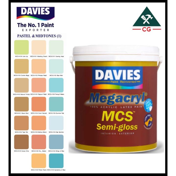 davies paint pastel colors