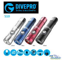 DivePro - S10 - Scuba Diving Light - ไฟฉายใต้น้ำ สว่างสะใจ 1000lm