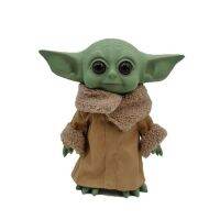 โมเดลของเล่นตุ๊กตาชุดฟิกเกอร์ตุ๊กตาขยับแขนขาได้สำหรับเด็ก Disney Kawaii Master Baby Yoda